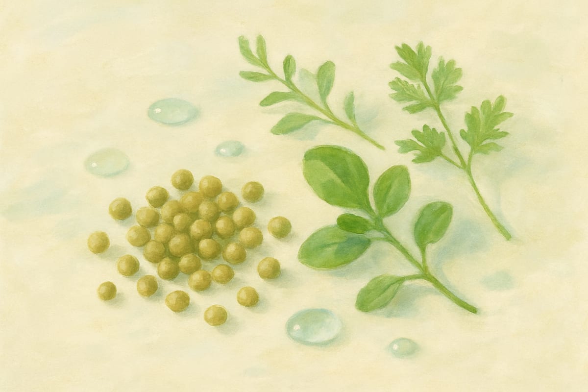 Probiotics & Gut Health — editorial wellness illustration